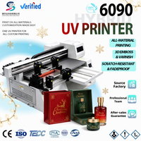 UV DTF 打印机 6090 DX7 视觉摄像头 烫金压印 卵形圣诞香水瓶 化妆品礼品套装包装 OEM 工厂