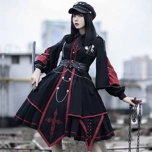 Vestido Gótico Oscuro y Elegante para Chicas, Estilo Vintage, para Fiestas, Disfraces Lolita, Moda 2026 - Product Image 3
