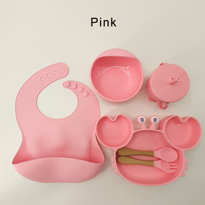 Ensemble de plateaux multifonctionnels en bambou et silicone pour enfants, organisateur de nourriture, forme irrégulière, vaisselle sûre et réutilisable - Product Image 1