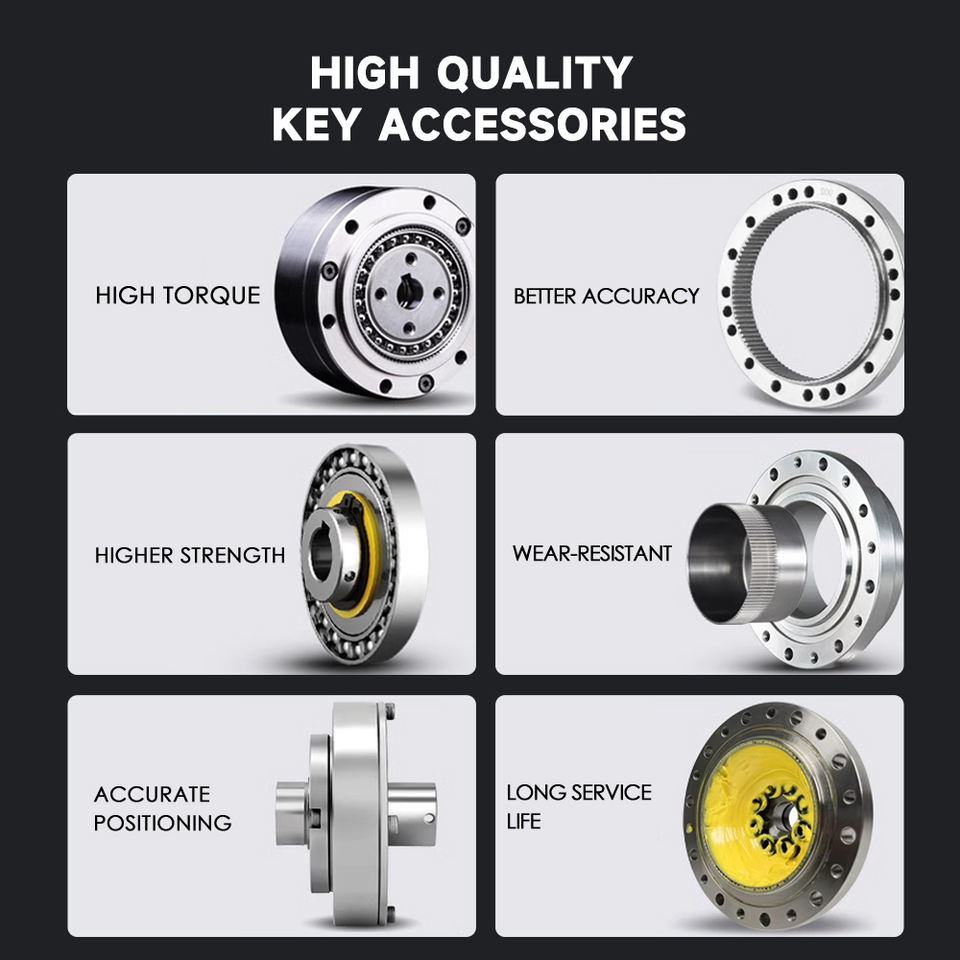 Zero Backlash Harmonic Drive Gearbox High Torque Positioning Accuracy ...