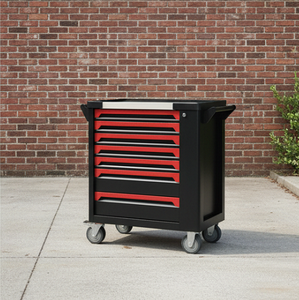 Chariot d'atelier à 7 tiroirs pour réparation automobile, avec outils - Product Image 3