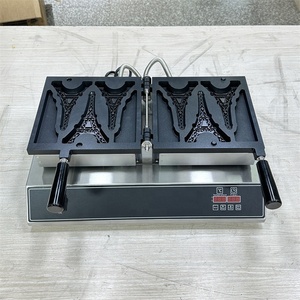 Machine à gaufres électrique <span class=keywords><strong>de</strong></span> haute qualité en forme <span class=keywords><strong>de</strong></span> <span class=keywords><strong>Tour</strong></span> Eiffel, personnalisable, pour gaufres et crêpes, équipement <span class=keywords><strong>de</strong></span> pâtisserie - Product Image 4
