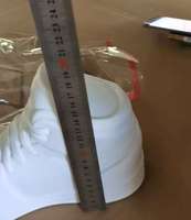 Chaussures personnalisées faites à la main, figurines DIY, chaussures blanches fluides, modèle d'ours violent en briques fluides pour la peinture à l'acrylique