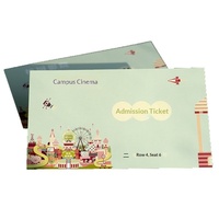 Boletos de Admisión Personalizados para Zonas Turísticas con Código QR Anti-Falsificación, Impresión Offset en Rollo, Logotipo Impreso, Papel Recubierto, Gran Venta