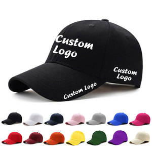 Casquette de baseball OEM personnalisée à 6 panneaux, 100 % coton, chapeau de golf de haute qualité, logo brodé en 3D, casquette de sport ajustée, broderie à la main, imprimé à pois - Product Image 1