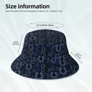 Sombrero de Pescador Personalizado con Estampado Hawaiano de los Indianapolis Colts, <span class=keywords><strong>Gorra</strong></span> de Sol Casual de Fútbol Americano, <span class=keywords><strong>Gorra</strong></span> de Playa de Moda para 32 Equipos - Product Image 5