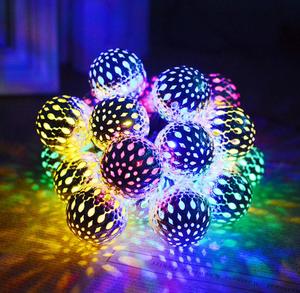 Nhà Máy Usb Powered/Battery Powered 3M <span class=keywords><strong>20</strong></span> Balls Globe Twinkle Sao Vàng Ma-rốc <span class=keywords><strong>Solar</strong></span> Battery <span class=keywords><strong>LED</strong></span> Giáng Sinh <span class=keywords><strong>String</strong></span> <span class=keywords><strong>Lights</strong></span> - Product Image 5