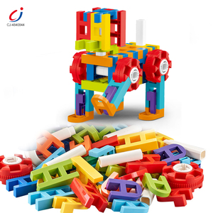 Chengji Nhựa Bảng Chữ Cái Khối Chơi Thiết Lập Giáo Dục Đầy Màu Sắc Hình Chữ H 40Pcs Nhựa Xây Dựng Khối Bộ Đồ Chơi Giáo Dục - Product Image 3