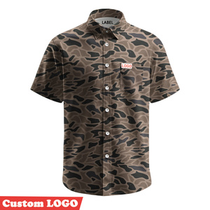 Camicie <span class=keywords><strong>Polo</strong></span> Personalizzate ad Asciugatura Rapida UPF 50 100% Poliestere Mimetico per Pesca e Golf con Bottoni <span class=keywords><strong>Manica</strong></span> Corta Abbigliamento da Pesca Casual per <span class=keywords><strong>Uomo</strong></span> - Product Image 4