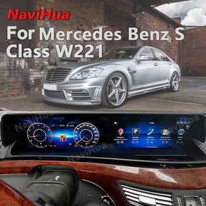 NaviHua Multimedia Android Car Radio Digital Cluster Speedometer Dual Screen Upgrade for Mercedes Benz S Class W221 New Arrival - Product Image 5