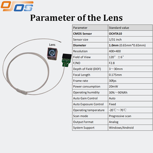 1Mm Nội Soi Máy Ảnh Kiểm Tra Y Tế Dùng Một Lần <span class=keywords><strong>USB</strong></span> Máy Ảnh Ochta10 Nội Soi Tip Hỗ Trợ Miễn Phí Tùy Biến Dịch Vụ - Product Image 3