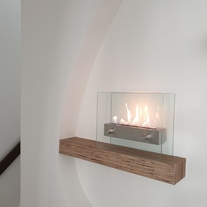 Chimenea Portátil Rectangular <span class=keywords><strong>de</strong></span> Vidrio para Colgar, Ambiente Festivo, Estufa Pequeña <span class=keywords><strong>de</strong></span> Acero para Alcohol, Brasero <span class=keywords><strong>de</strong></span> <span class=keywords><strong>Etanol</strong></span> para Patio Exterior - Product Image 4