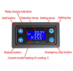 Оригинальный XY-WT01 регулятор температуры с цифровым светодиодным дисплеем нагрева/охлаждения регулятор температуры термостата - Product Image 3
