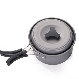 <span class=keywords><strong>Set</strong></span> di Pentole da Campeggio Portatile in Alluminio per 1-2 Persone con Padella per Arrampicata e Escursioni - Product Image 4