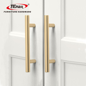 Temax ss8925 đa màu sắc hiện đại T-Bar tủ xử lý thép không gỉ tủ bếp cửa xử lý cho đồ nội thất - Product Image 2