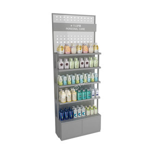 GDR02-TF08 Trang Điểm Cửa Hàng Kệ Đơn Vị Nhà Máy Bán Buôn Morden Grey Bằng Gỗ Hiển Thị Kệ Cho Cửa Hàng Thiết Kế Cho Cửa Hàng Nhỏ - Product Image 6