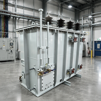 Transformateur triphasé immergé dans l'huile pour réseau électrique, modèle SZ20, 110 kV vers 11 kV, 50 Hz, avec changeur de tension sous charge, refroidissement ONAN, usage industriel