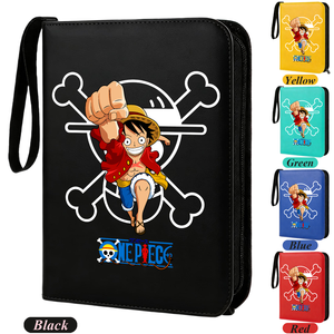 สมุดใส่การ์ดอนิเมะวันพีซ 400 ชิ้น พร้อมซิป สำหรับเก็บสะสมการ์ด  ใส่การ์ดโซโล ลูฟี่  พร้อมซองใส่การ์ดเกม  ปกป้องการ์ด - Product Image 2