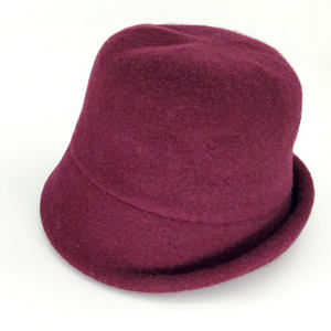 Venta caliente invierno de ala ancha 100% Cubo de lana sombrero de punto dulce lindo versátil sombrero de invierno cálido gorra de ciclismo para uso al aire libre - Product Image 2