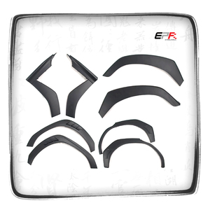 Kit de Guardabarros Delanteros y Traseros de Plástico PP Estilo OE en Negro Mate para Subaru VBH WRX - Product Image 1