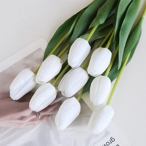 2025 gran oferta hecha a mano Real Touch Flor de <span class=keywords><strong>tulip</strong></span>án Artificial pequeño <span class=keywords><strong>tulip</strong></span>án de imitación realista para decoración del hogar arreglos florales de boda - Product Image 5