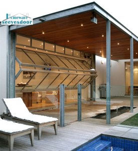 <span class=keywords><strong>Puerta</strong></span> Plegable de Aluminio con Vidrio Templado Aislante Moderno Seeyesdoor, con Acabado <span class=keywords><strong>para</strong></span> Exteriores de Villas - Product Image 4