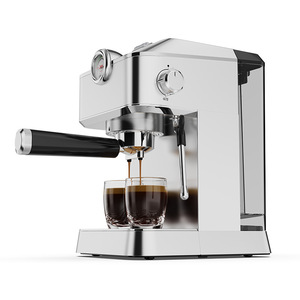 <span class=keywords><strong>Cafetera</strong></span> Comercial con Bomba de Alta Presión de 15-20 Bares, Tanque de Agua de 1.5 <span class=keywords><strong>L</strong></span>, para Uso Doméstico, Máquina de <span class=keywords><strong>Espresso</strong></span> con Manómetro - Product Image 3
