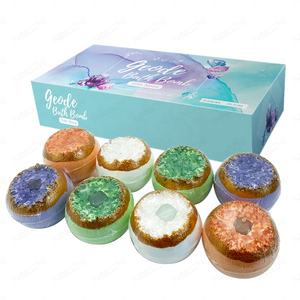 Geode Bath Bombs Juego de bombas de <span class=keywords><strong>baño</strong></span> coloridas Regalos del Día de la madre para mamá Bomba de <span class=keywords><strong>baño</strong></span> <span class=keywords><strong>efervescente</strong></span> - Product Image 1