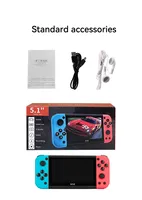 Console de Jeu Portable Rétro X52 5,1 Pouces Wi-Fi avec OS Linux, Batterie 3000 mAh, 8 Go de RAM, Jeux Couleur 800x480 - Meilleures Ventes