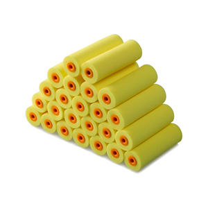 Mini rouleau à peinture professionnel <span class=keywords><strong>pour</strong></span> enfants, qualité industrielle OEM, cadre sans cage de 4 pouces, libération rapide, prévention de la rouille, mousse - Product Image 1