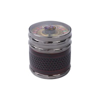 Produit transfrontalier très demandé : Grinder à cigarettes en métal, design Boussole Roulette russe TEM, style luxe léger et minimaliste
