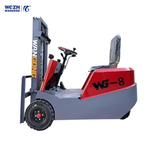 Carrello Elevatore Elettrico a Tre Ruote WGZN da 0,8 Tonnellate, 48V52A, Forche Forgiate, Pneumatici Solidi per Magazzino - Product Image 1