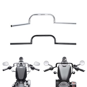 Guidon de moto universel <span class=keywords><strong>Vintage</strong></span> 7/8 pouces, adapté pour <span class=keywords><strong>Honda</strong></span> Cafe Racer Bobber Chopper <span class=keywords><strong>Custom</strong></span> XF161001-E - Product Image 1