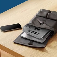 Soporte para Portátil de Fábrica OEM con Ventilador de Refrigeración Integrado, Plegable, Ergonómico, Ajustable en Altura, Soporte de Escritorio