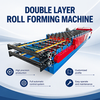 Machine de formage à froid de tôles en acier à double couche, prix usine Chine