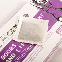 Thé en sachet personnalisé OEM à base de plantes naturelles pour l'amélioration et le lifting des seins (tailles A-D)