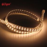 Prix d'usine Bande lumineuse LED étanche IP65 40m Double rangée de perles 180 LED/m Fil de cuivre pur étamé Garantie 5 ans