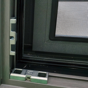 Fenêtre à battants personnalisé pas cher <span class=keywords><strong>prix</strong></span> d'usine insonorisé impact d'ouragan pont cassé fenêtre à battants en aluminium aluminium - Product Image 4