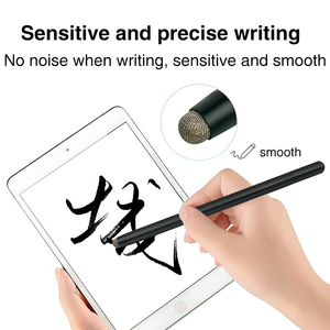 New Design 2 in 1 Double Sides Precision Fine Disc Tip Pencil Metal Universal Touch Screens Tablet Stylus <strong>Pens</strong>