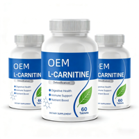 Comprimés de L-carnitine à base de plantes en gros (OEM/ODM) – 60 unités – Soutien digestif et immunitaire pour adultes, et complément pour la santé cérébrale