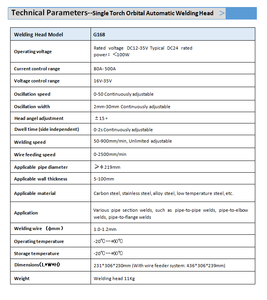 New Fast Setup DC <strong>TIG</strong> Orbital <strong>Welding</strong> <strong>Machine</strong> One Minute Track Assembly Quick Buckle Design 5 Inch Touchscreen Remote Control - Product Image 3