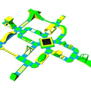 Circuito de Obstáculos Inflable Comercial para Lagos |   Circuito de Obstáculos Flotante para Parques Acuáticos al Aire Libre, para Lagos y Resorts, OEM - Product Image 5