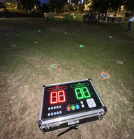 Kit de jeu interactif intelligent IPS, système de jeu sans fil avec détection de mouvement, effets lumineux et sonores, étui de transport portable