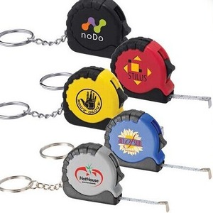 Promotional Mini <b>Tape</b> <b>Measure</b> Keychain - Portable Pocket Ruler for Gifts & Giveaways - Product Image 2