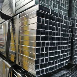 Ventes directes du fabricant <span class=keywords><strong>Tube</strong></span>/tuyau carré galvanisé à chaud ASTM Z60 Tuyau GI Tuyau en acier soudé galvanisé - Product Image 1