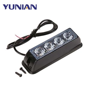12-24V 4 LED ámbar Flash intermitente recuperación estroboscópica <span class=keywords><strong>coche</strong></span> señal Led naranja parrilla desglose luz antiniebla baliza - Product Image 1