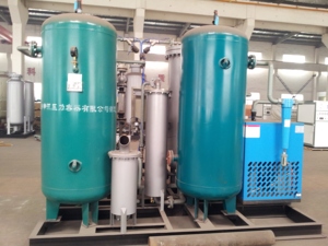 מכונת ייצור חנקן PSA מבוקרת PLC אוטומטית עם משאבה ומנוע, בודק טוהר חנקן לחותך פלזמה - Product Image 3