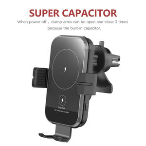 2025 nouveautés support de téléphone pliant double bobine <span class=keywords><strong>Induction</strong></span> 15W charge rapide <span class=keywords><strong>chargeur</strong></span> sans fil de <span class=keywords><strong>voiture</strong></span> pour <span class=keywords><strong>Samsung</strong></span> Galaxy Z Flip 3 5G - Product Image 4