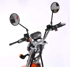 Venta al por mayor scooter eléctrico de la caja-Citycoco-patinete eléctrico de gran potencia, 100cc, 3 ruedas, movilidad, 1600w, 50cc, entrega de gas, caja de rueda única