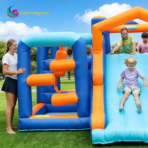 บ้านลมพลาสติกคุณภาพสูงอเนกประสงค์พร้อมสไลเดอร์ขนาดใหญ่ ติดตั้งง่าย - Product Image 2